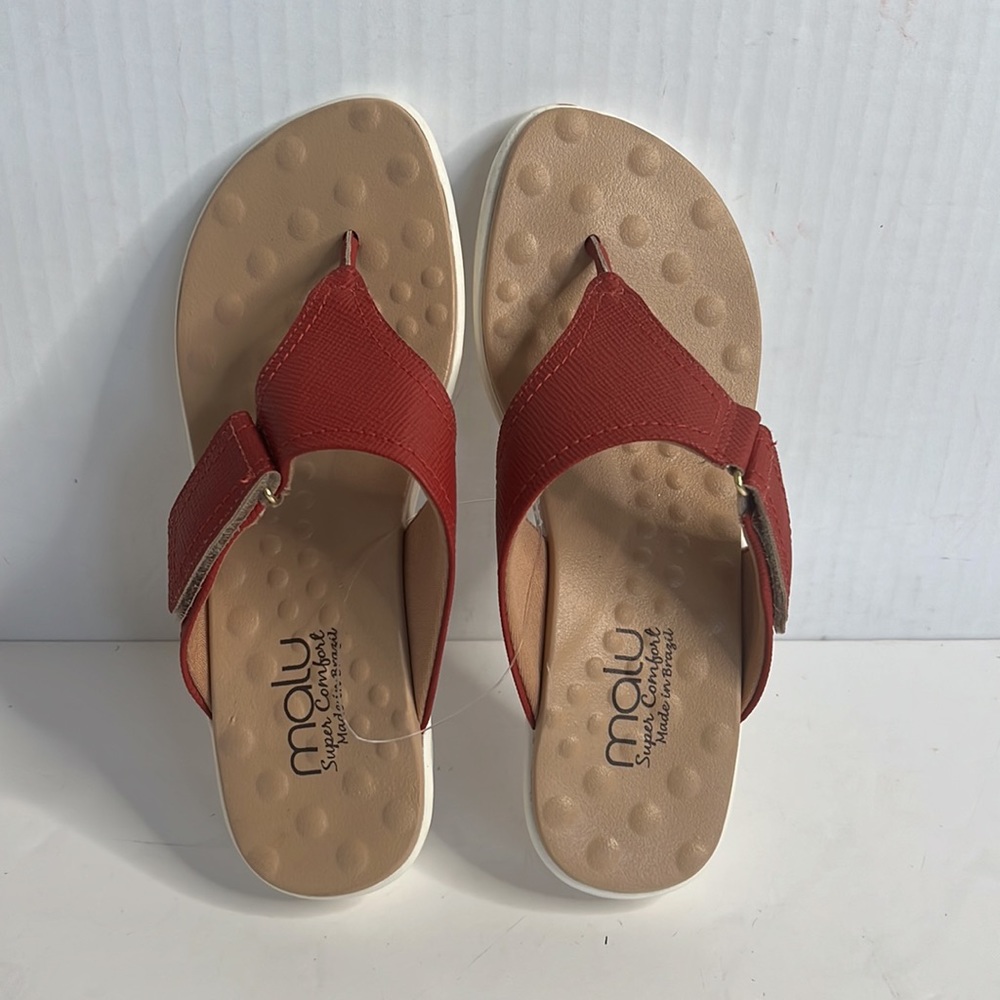 Malu Super Comfort Flip Flop Sandals Cutout Thong Slip On - Picture 2 of 9